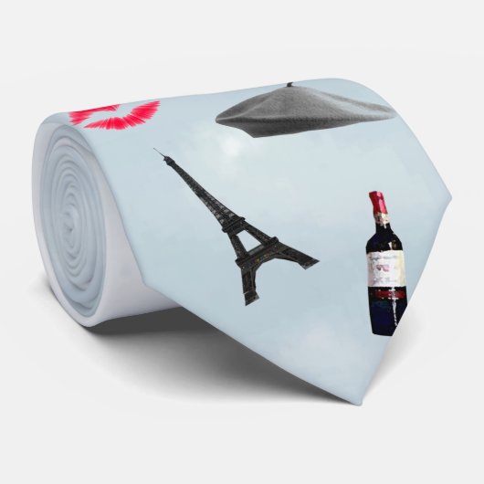 Frankreich Krawatte (Gerollt)