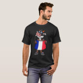 Frankreich-Kuh-Fan T-Shirt (Vorne ganz)