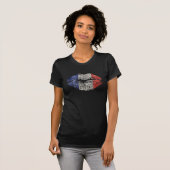 Frankreich-Kuss T-Shirt (Vorne ganz)