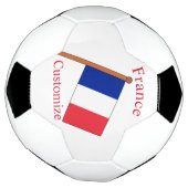 Frankreich Landesflagge Thunder_Cove Fußball (Gedreht)