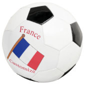 Frankreich Landesflagge Thunder_Cove Fußball (Dreiviertel)