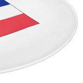 Frankreich Landesflagge Thunder_Cove Schneidebrett (Ecke)