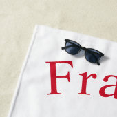 Frankreich Landesflagge Thunder_Cove Strandtuch (Beispiel)
