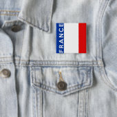 Frankreich-Landesflaggesymbol-Namentext Button (Beispiel)