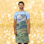 Frankreich Landschaft Vincent Van Gogh Artist Pain Schürze<br><div class="desc">Erstellen Sie Ihre eigenen, personalisierten, eleganten Imitate goldene Schrift Typografie Schriftart, Reise / Landschaft / Natur / Vintage Kunstliebhaber und Van Gogh Kenner', maschinell waschbar, hochwertige Polyester, alles-um-Print-Schürze, mit einem schönen Meisterwerk farbenfroh detailliert Vintages Öl auf der Leinwand Malerei, von Vincent van Gogh, von der Landschaft von Saint-Rémy - ein...</div>
