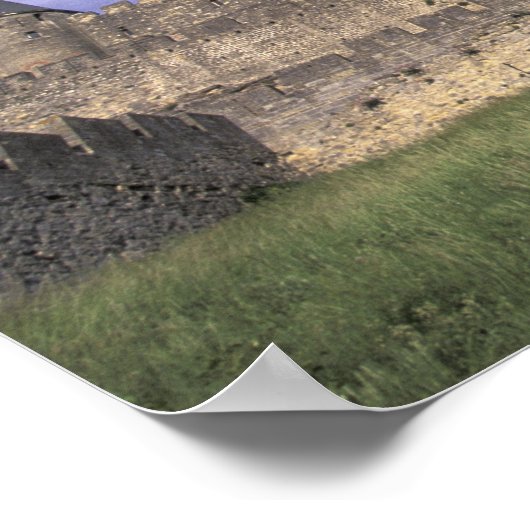 Frankreich, Languedoc, Aude, Carcassonne, Poster (Ecke)