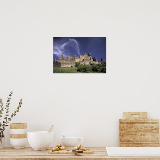 Frankreich, Languedoc, Aude, Carcassonne, Poster (Küche)