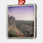 FRANKREICH, Languedoc Carcassonne 2 Silbernes Ornament (Links)