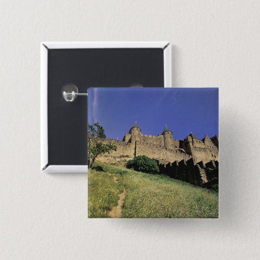 FRANKREICH, Languedoc Carcassonne Button (Vorne & Hinten)