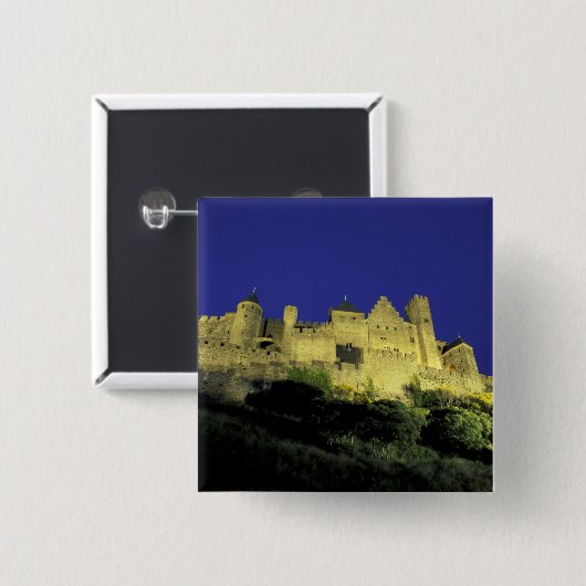 FRANKREICH, Languedoc Carcassonne Button (Vorne & Hinten)