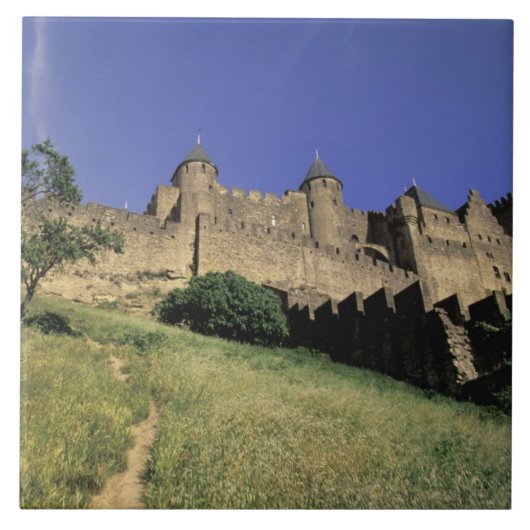 FRANKREICH, Languedoc Carcassonne Fliese (Vorderseite)