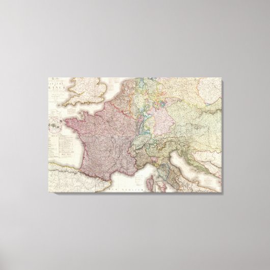 Frankreich Leinwanddruck (Vorderseite)