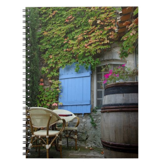 Frankreich, Les Baux de Provence, café Patio Notizblock (Vorderseite)