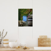 Frankreich, Les Baux de Provence, cafÃ© Patio Poster (Küche)