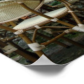 Frankreich, Les Baux de Provence, cafÃ© Patio Poster (Ecke)