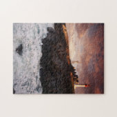 Frankreich, Leuchtturm im Morgengrauen Puzzle (Horizontal)