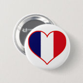 Frankreich Liebe Button (Vorne & Hinten)