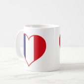 Frankreich Liebe Kaffeetasse (Vorderseite Links)