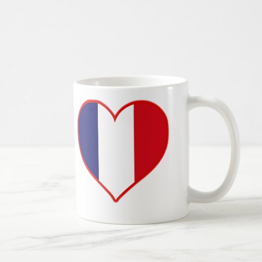 Frankreich Liebe Kaffeetasse (Rechts)