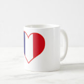 Frankreich Liebe Kaffeetasse (VorderseiteRechts)