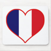 Frankreich Liebe Mousepad (Vorne)