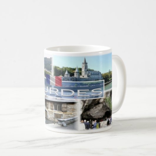 Frankreich - Lourdes - Kaffeetasse (VorderseiteRechts)