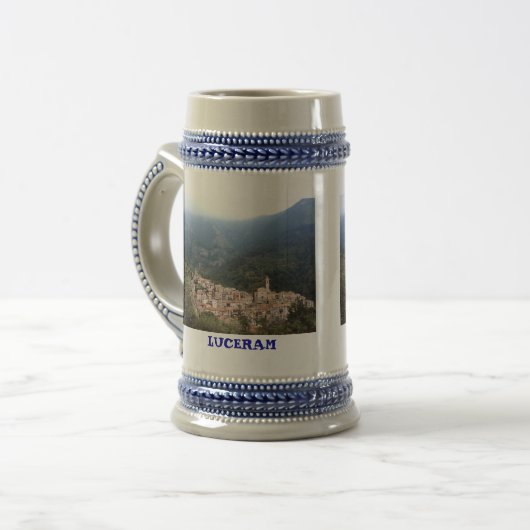 Frankreich Luceram Bierglas (Vorderseite Links)