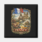 Frankreich Magnet (Vorne)