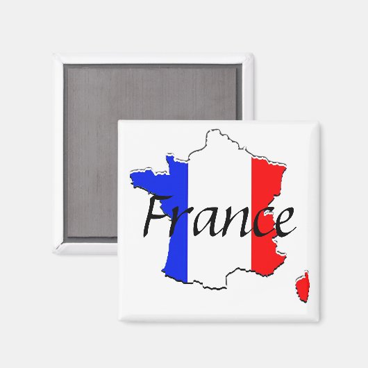 Frankreich Magnet (Vorderseite/Rückseite)
