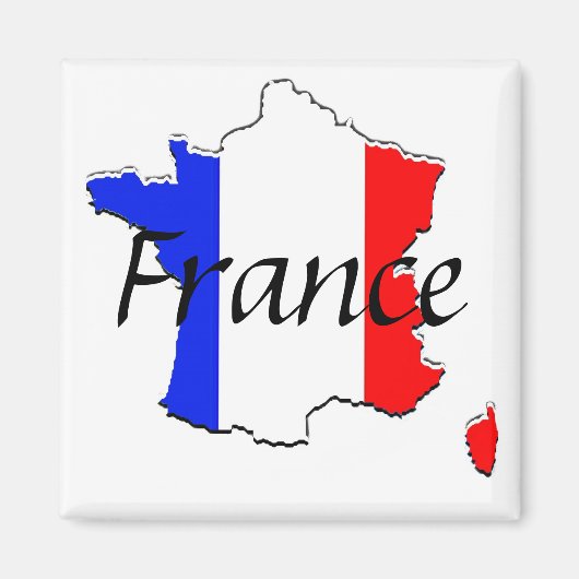 Frankreich Magnet (Vorne)
