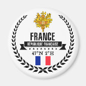 Frankreich Magnet (Vorne)