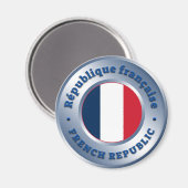 Frankreich Magnet (Vorderseite/Rückseite)