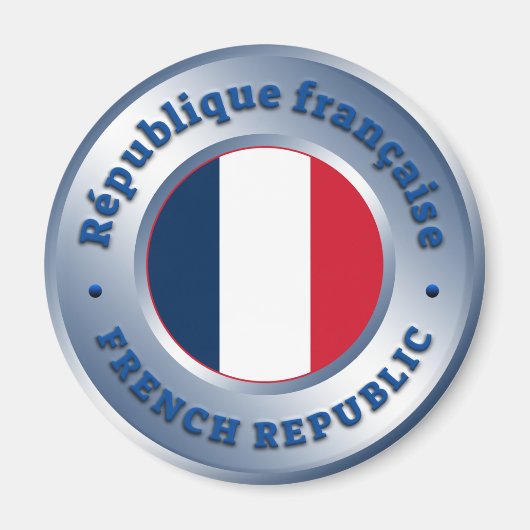 Frankreich Magnet (Vorne)