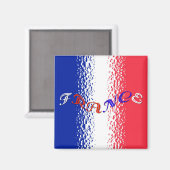 Frankreich Magnet (Vorderseite/Rückseite)