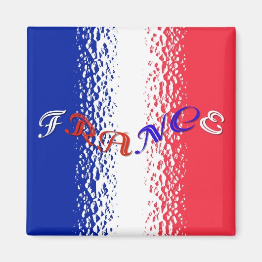 Frankreich Magnet (Vorne)