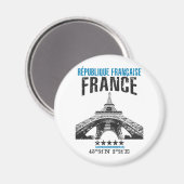 Frankreich Magnet (Vorderseite/Rückseite)