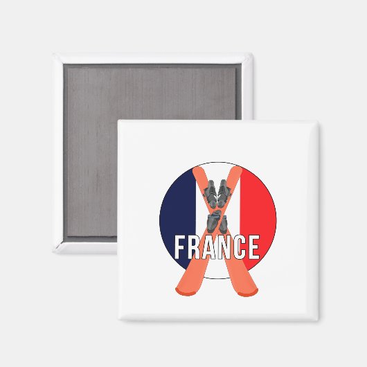 Frankreich Magnet (Vorderseite/Rückseite)