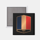 Frankreich Magnet (Vorderseite/Rückseite)