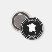 Frankreich Magnet (Vorderseite/Rückseite)