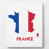 FRANKREICH MAP FOTOPLATTE (Vorderseite)
