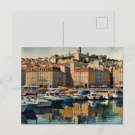 FRANKREICH, MARSEILLE POSTKARTE (Vorne/Hinten)