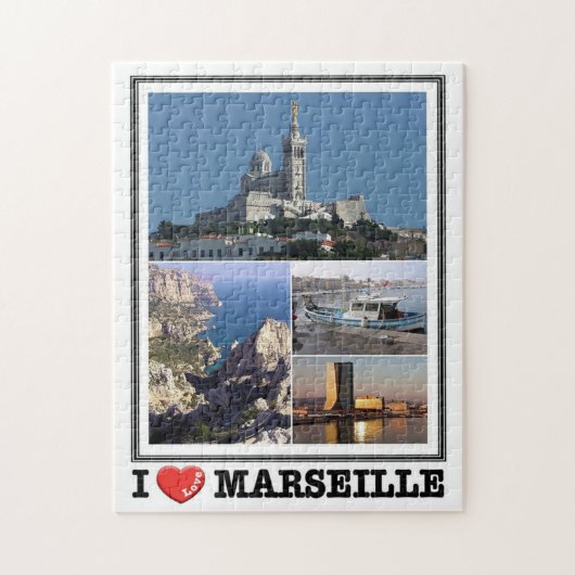 Frankreich - Marseille - Puzzle (Vertikal)