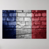 Frankreich-Mauer Poster (Vorne)