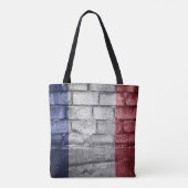 Frankreich-Mauer Tasche (Rückseite)