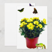 FRANKREICH-Merkkarte Feiertagskarte (Vorne/Hinten)