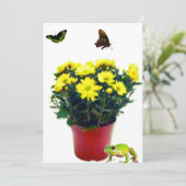 FRANKREICH-Merkkarte Feiertagskarte (Stehend Vorderseite)