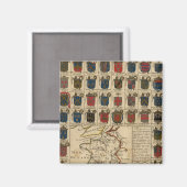 Frankreich Militär Magnet (Vorderseite/Rückseite)