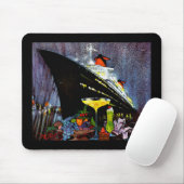 Frankreich mit Champagner Mousepad (Mit Mouse)