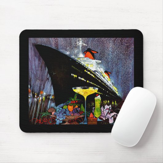 Frankreich mit Champagner Mousepad (Mit Mouse)