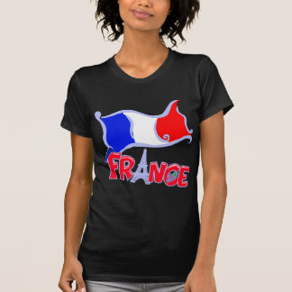Frankreich mit Flaggen-Produkten T-Shirt